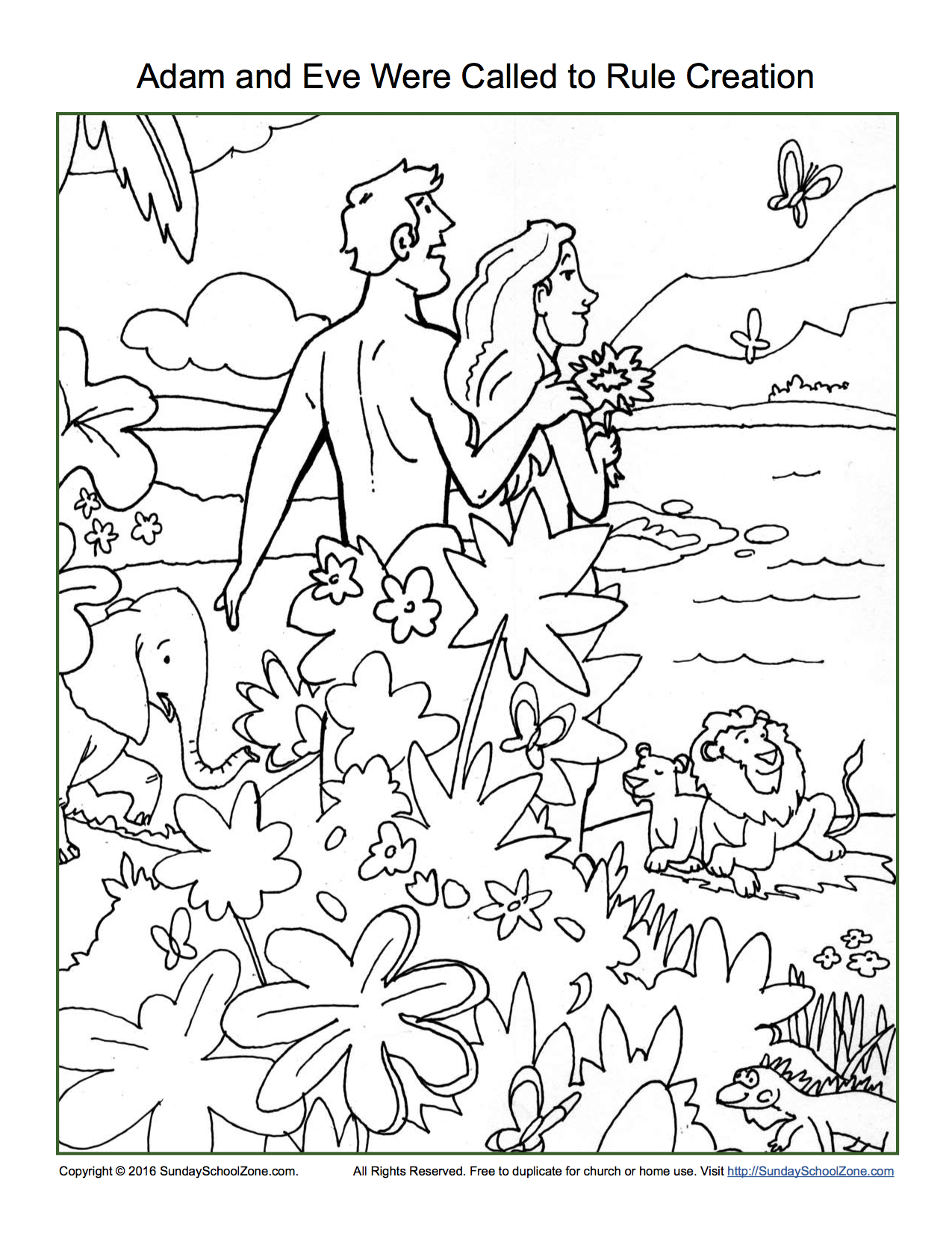 1275x1650 Creation Coloring Page