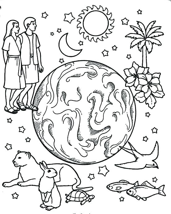552x688 Creation Coloring Sheets Creation Coloring Sheets Days