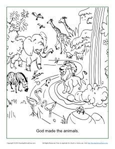 230x298 Creation Coloring Pages For Preschoolers Creation Genesis