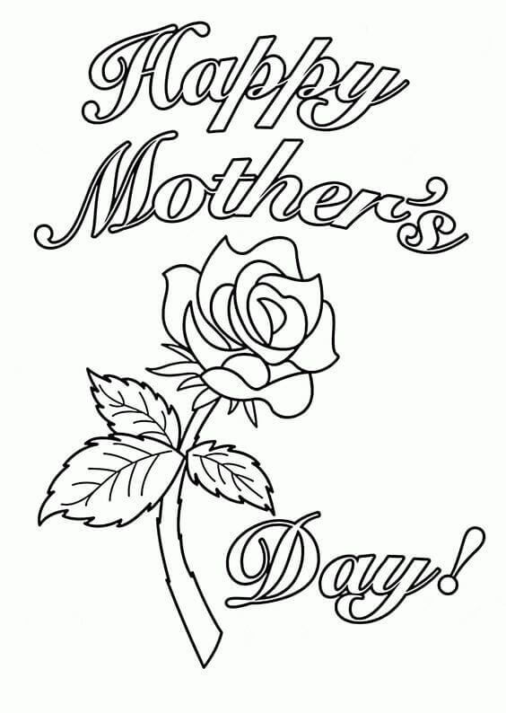 564x794 Free Printable Mother's Day Coloring Pages