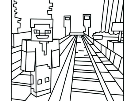 440x330 Minecraft Creeper Printable Coloring Pages Books Together