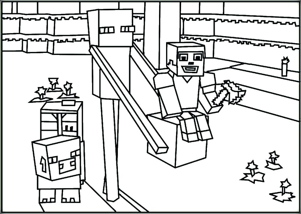 1024x728 Printable Minecraft Coloring Pages Coloring Pages For Coloring