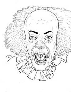 231x300 Pennywise The Clown Coloring Pages