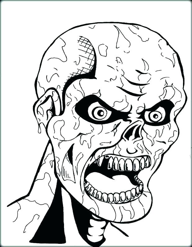 618x794 Scary Monster Coloring Pages Creepy Coloring Pages Coloring Pages