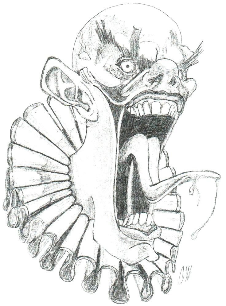 736x997 Clown Coloring Pages Awesome The Clown Coloring Pages For Scary