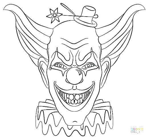 516x480 Scary Coloring Pages X Scary Coloring Pages For Adults