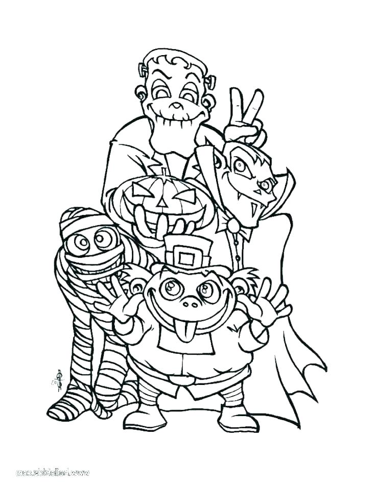 738x954 Scary Coloring Pages
