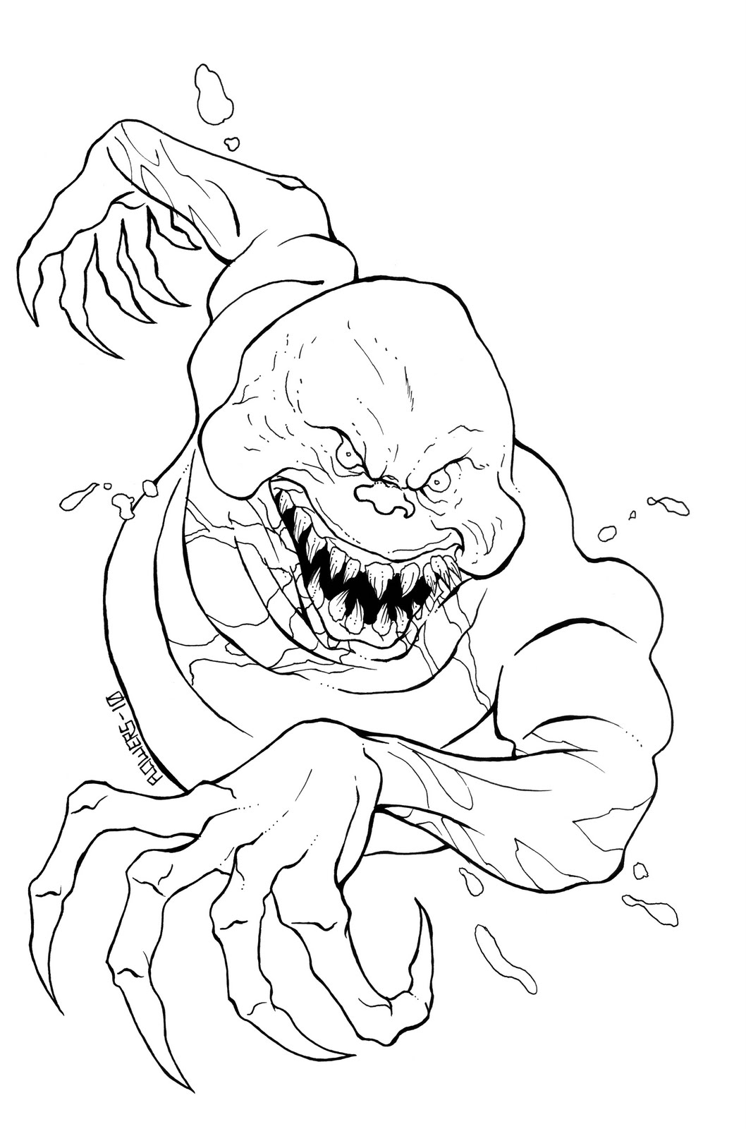 1058x1600 Scary Coloring Pages Best Coloring Pages For Kids Scary Coloring