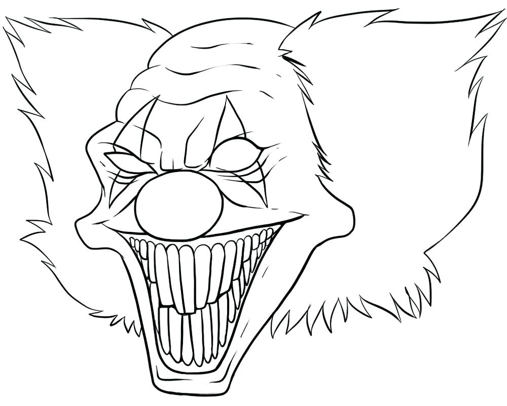 1000x800 Scary Monster Coloring Pages