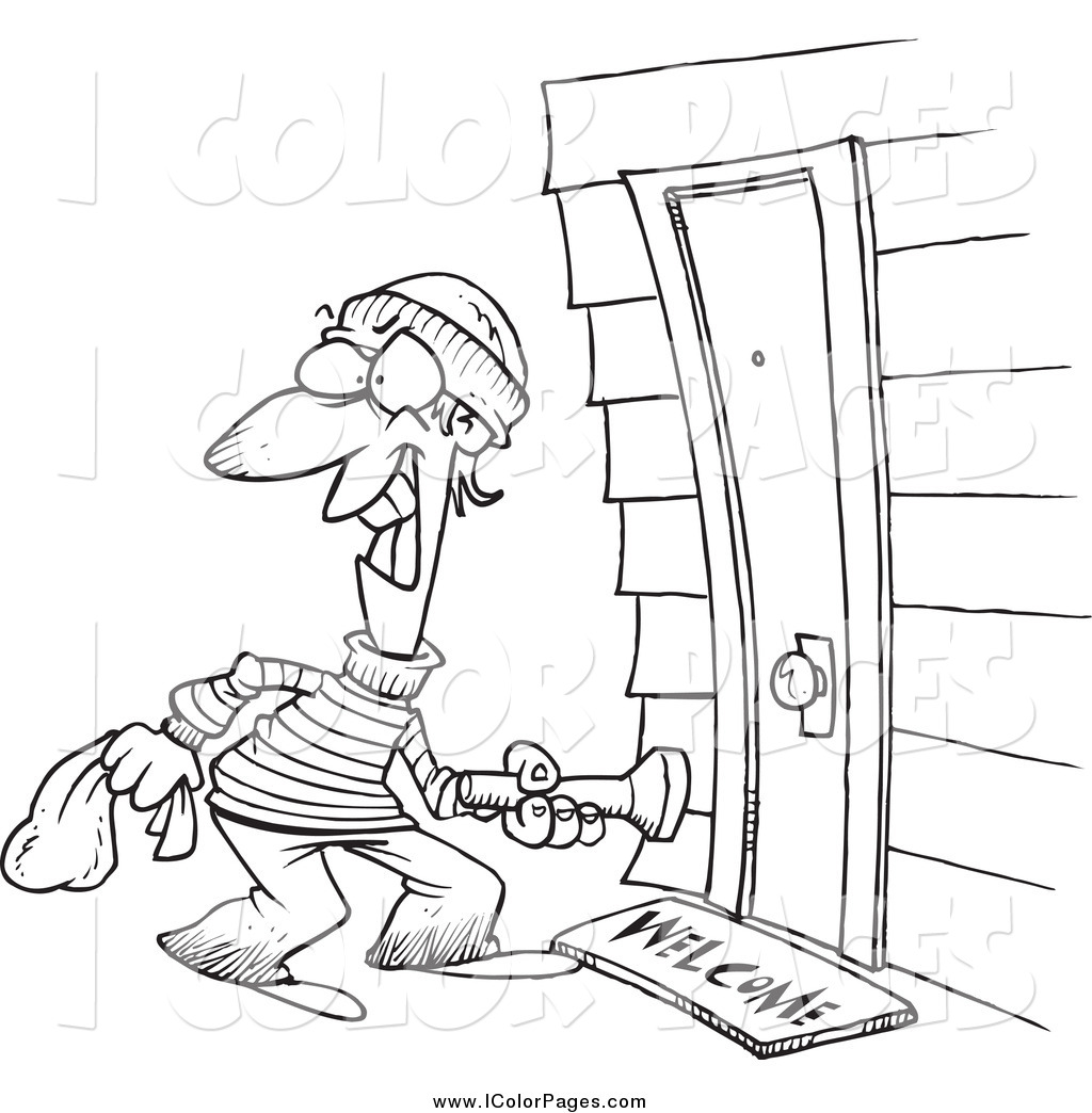 1024x1044 Royalty Free Crime Stock Coloring Page Designs