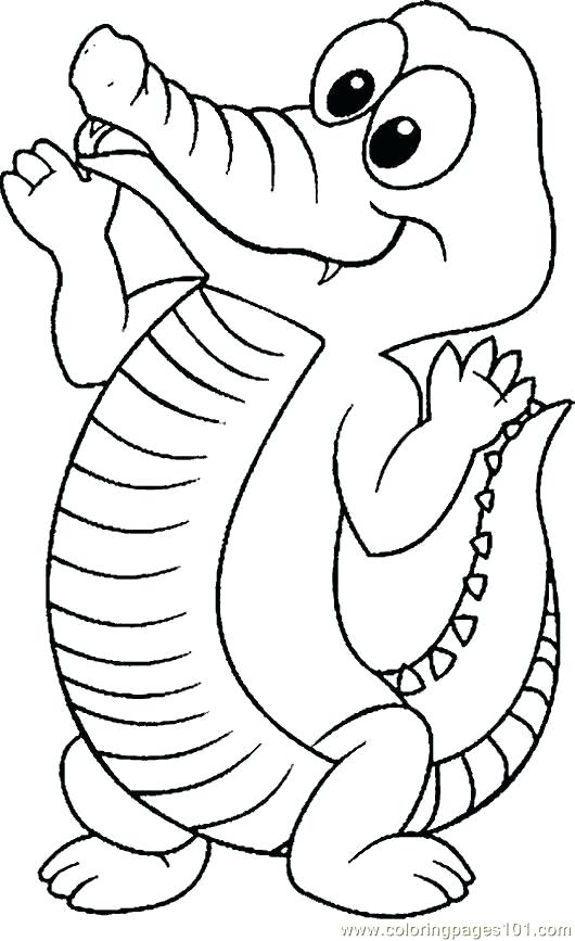 530x867 Crocodile Coloring Pages Crocodile Coloring Pages Innovative