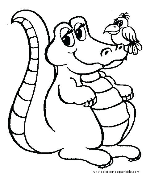 473x564 Crocodile Coloring Page Paw Print With Crocodile Coloring Page