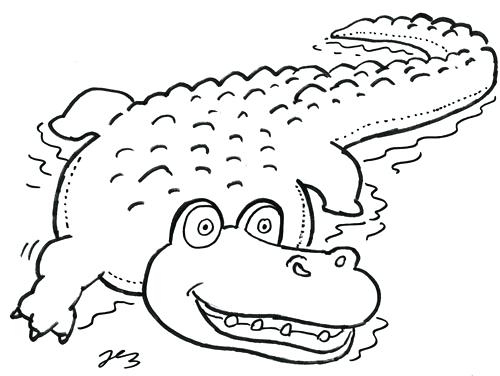 500x376 Crocodile Pictures To Color Crocodile Coloring Pictures Best