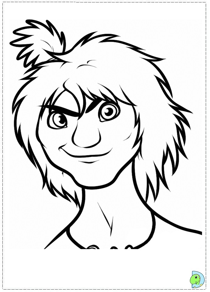 691x960 The Croods Coloring Page