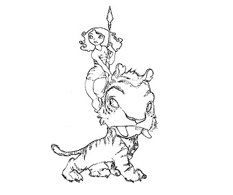 338x282 The Croods Coloring Page