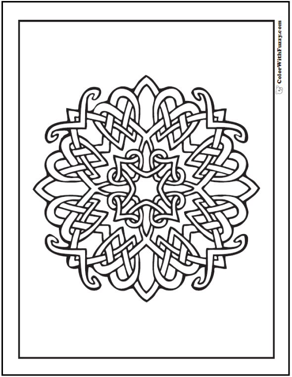 590x762 Celtic Design Cross Small Cross On Large