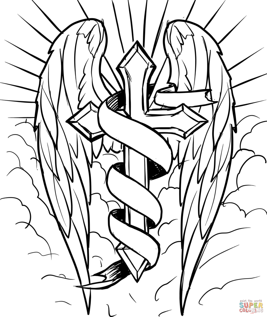862x1024 The Cross Coloring Pages Veles Cross Coloring Pages Characters