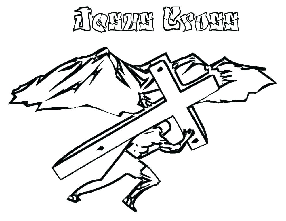 994x768 Cross Coloring Page Free Printable Coloring Pages Cross Coloring
