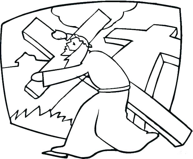 618x512 Cross Coloring Pages To Print
