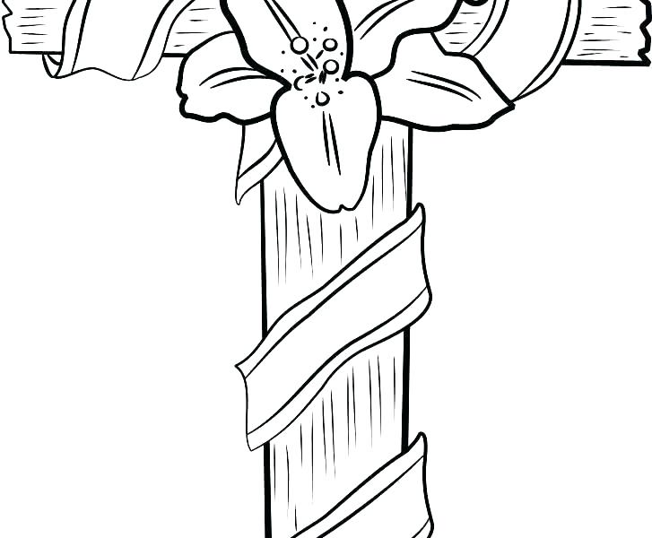 727x600 Cross Coloring Pages Printable Cross Coloring Pages Cross Coloring