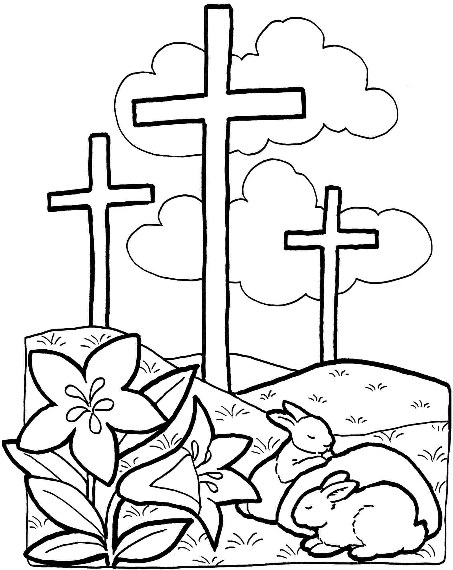 1582x1990 Easter Cross Coloring Pages Bloodbrothers Me
