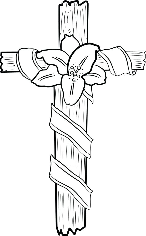600x971 Cross Coloring Page Kids Coloring Sun Cross Coloring Page