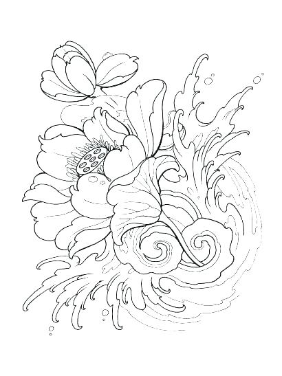 410x547 Tattoo Coloring Pages
