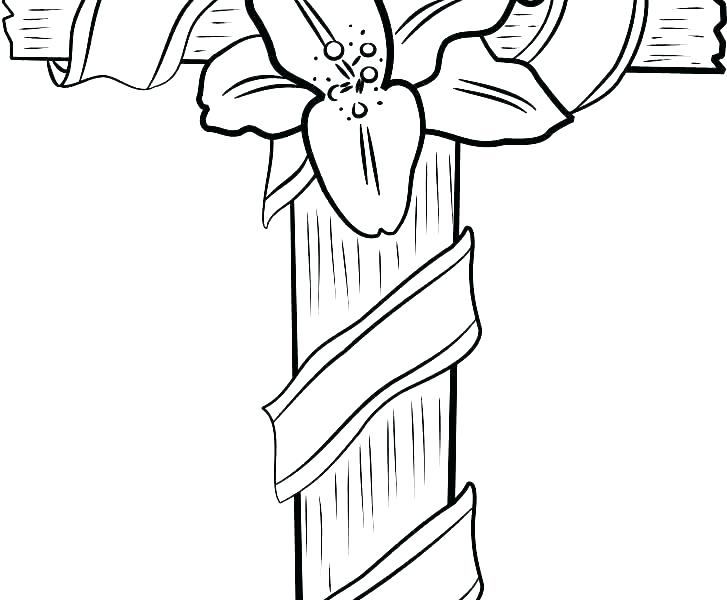 727x600 Cross Pictures To Color Coloring Pages Of Crosses Cool And Opulent