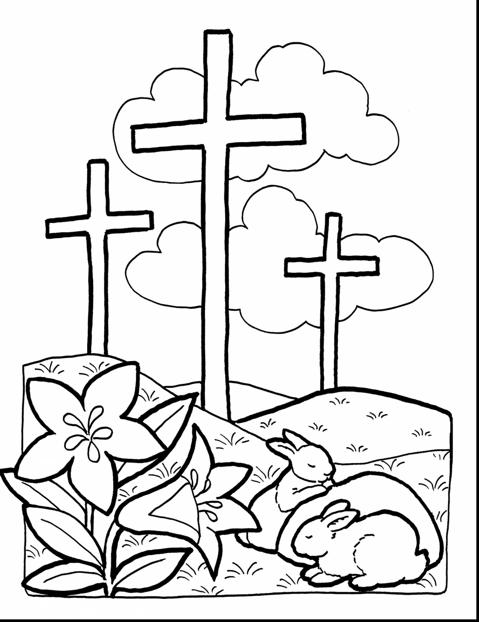 1815x2359 Happy Cross With Flowers Coloring Pages Marvel