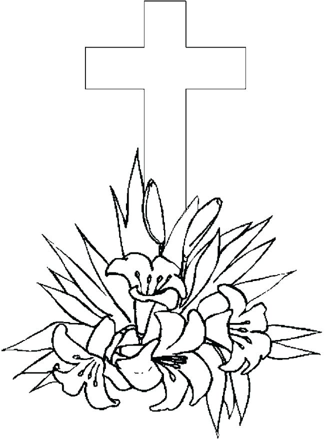 650x878 Coloring Pages Crosses Coloring Pages Crosses Cross Color Page