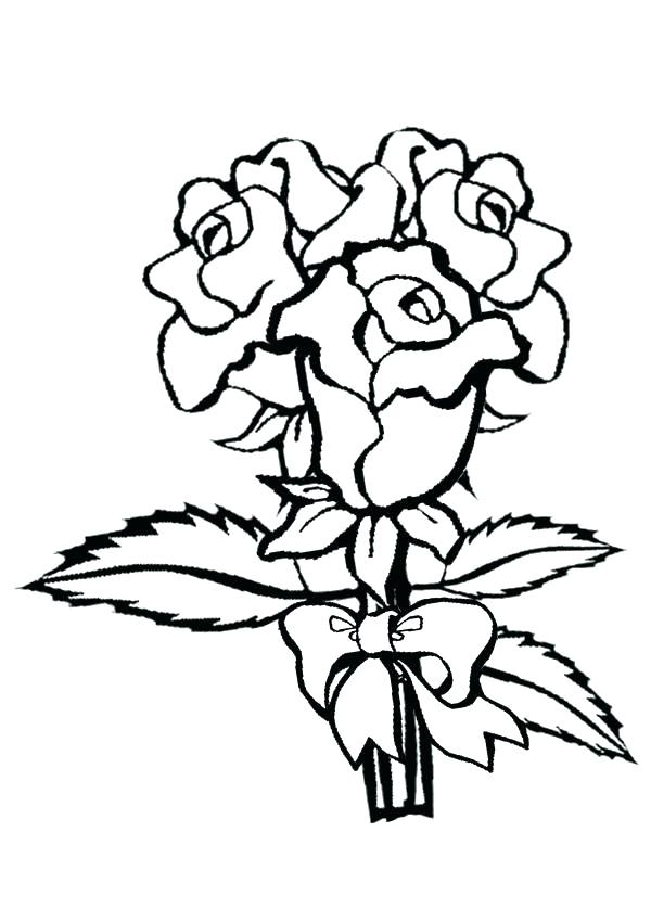 600x850 Cross With Flowers Coloring Pages