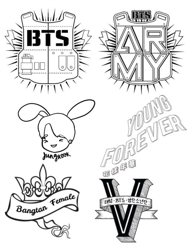 613x796 Coloring Pages Kpop
