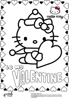 236x339 Valentine's Day Coloring Pages To Print For Kids Free