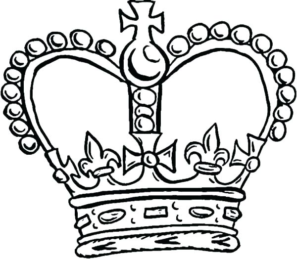 600x524 King Crown Coloring Page Crown Coloring Pages Crown Coloring Page