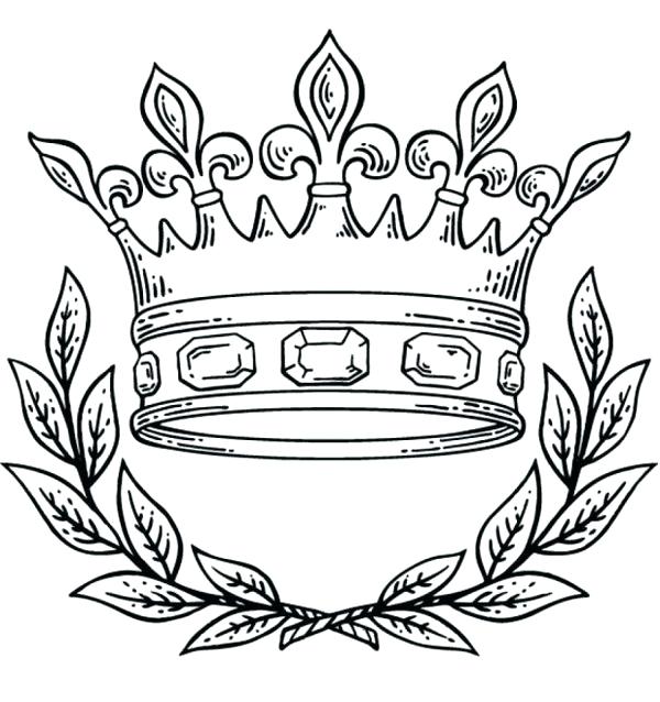600x638 Crown Coloring Page Crown King Queen Coloring Page Princess Crown