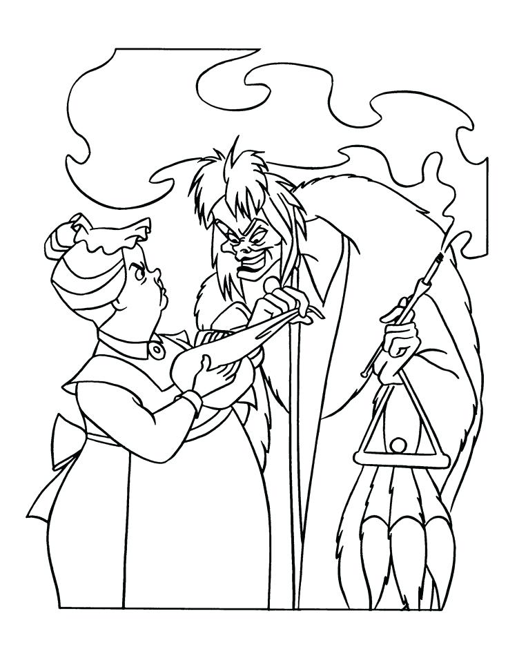 736x950 Cruella Deville Coloring Pages Dalmatians Coloring Pages Images