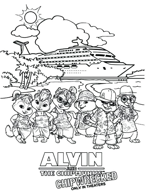 600x800 Disney Cruise Coloring Pages And Chipmunk Taking Picture