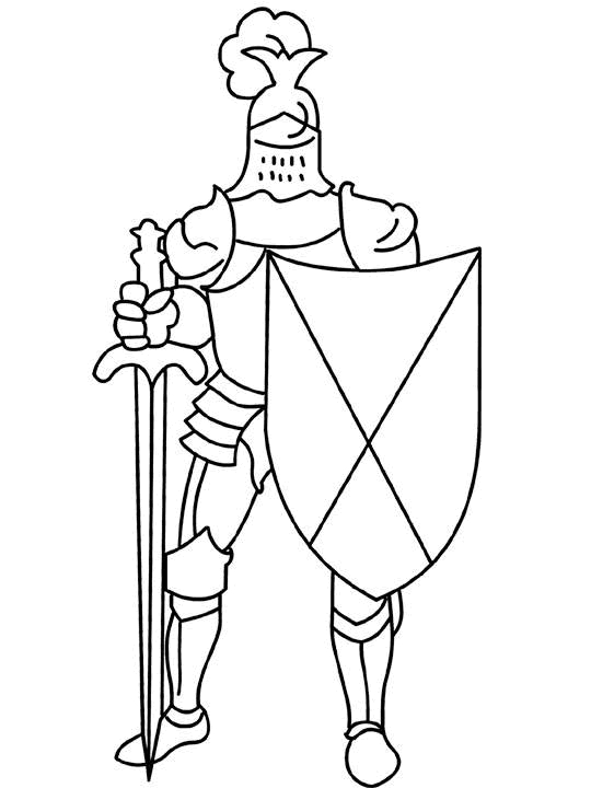 540x720 Knight Coloring Pages Educational Coloring Pages