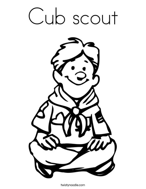 468x605 Cub Scout Coloring Page
