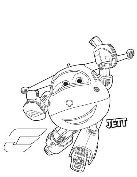 464x600 Free Printable Super Wings Coloring Pages