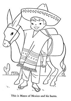 236x338 Enjoy These Printable Fiesta Coloring Pages, Including Mexican