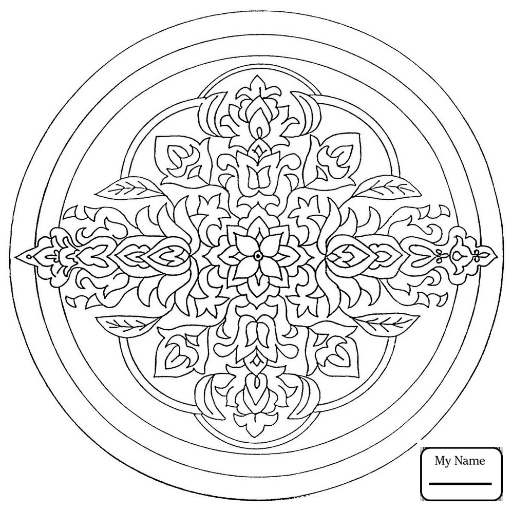 997x993 Awesome Floral Mandala Coloring Pages Design Printable Coloring