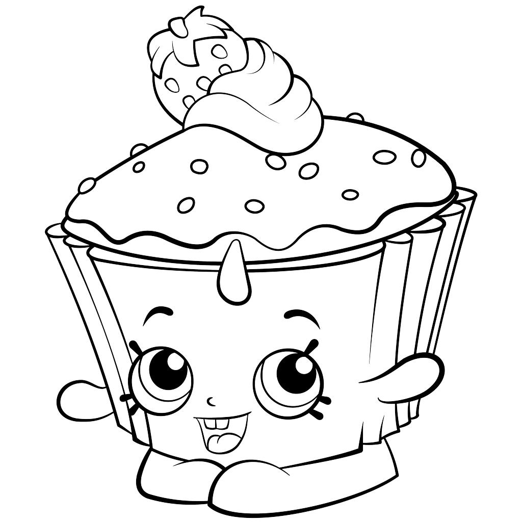 1024x1024 Exclusive Shopkins Colouring Pages Cupcake Chic