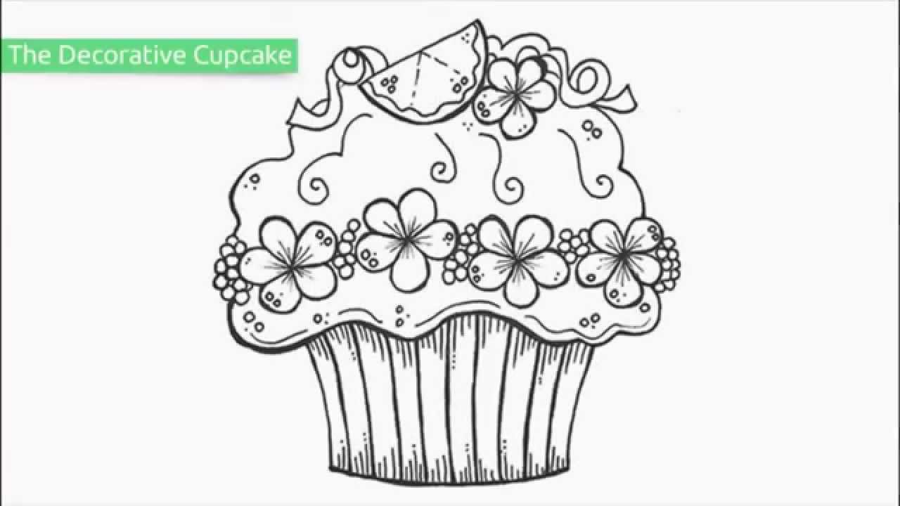 1280x720 Top Free Printable Cupcake Coloring Pages
