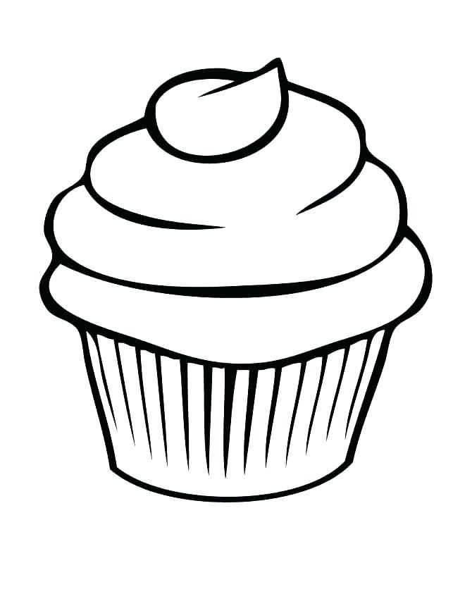 670x843 Free Cupcake Pictures To Color Printable Coloring Cupcake Coloring