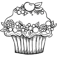 230x230 Top Free Printable Cupcake Coloring Pages Online