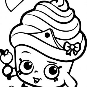 300x300 King Cake Coloring Pages Copy Shopkins Cupcake Queen Coloring Page