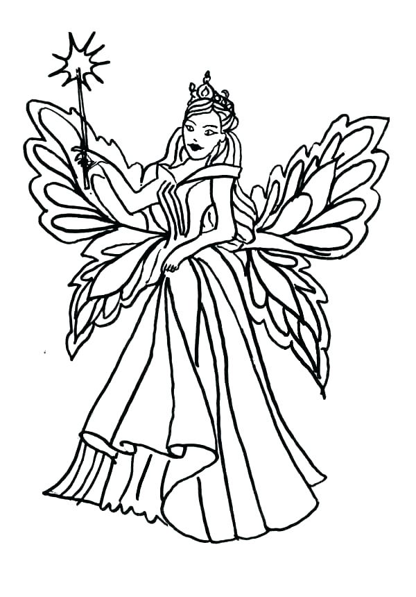 600x860 Queen Coloring Page