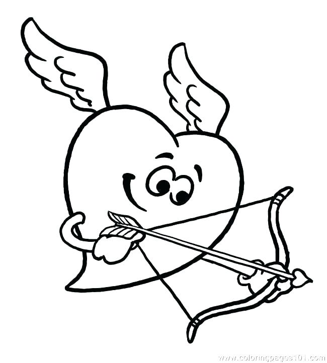 650x722 Cupid Coloring Sheets Cupid Coloring Pages