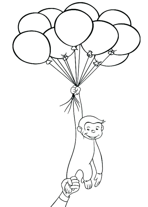 600x840 Curious George Coloring Pages Curious Coloring Pages Printable